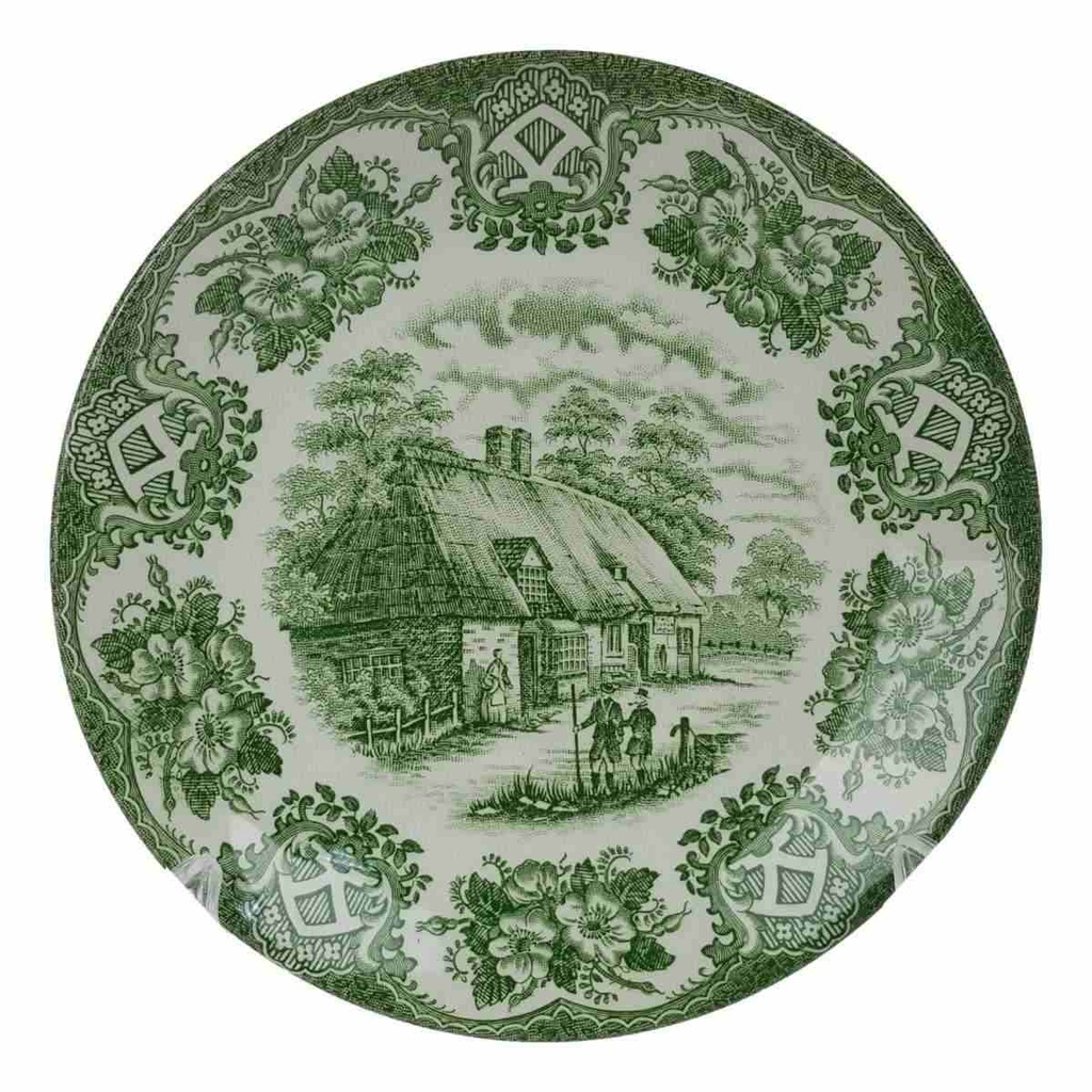 [458168360] Untertasse 14,1 cm English Ironstone Tableware (EIT) EIT England Old Inns Series gebraucht - gut
