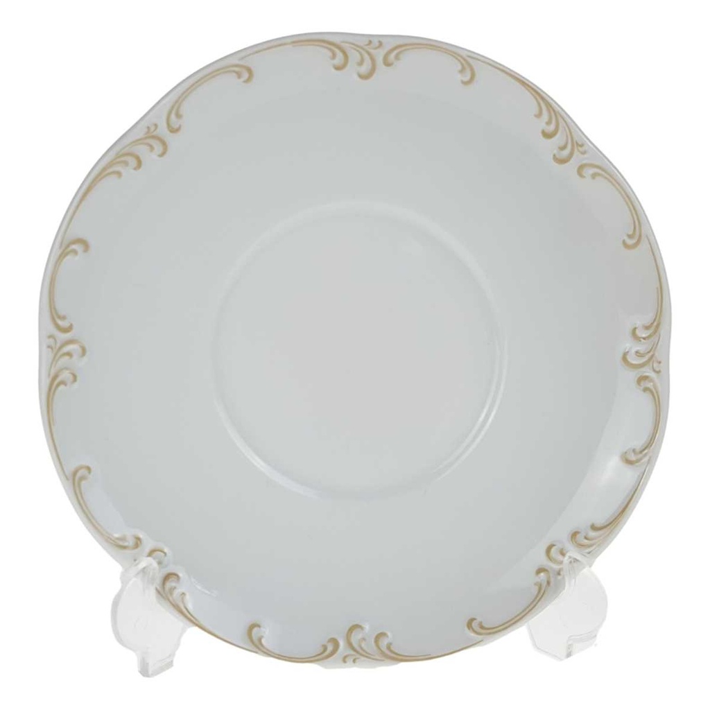 Untertasse 15,5 cm Rosenthal Classic Rose Monbijou braune Ranke gebraucht - gut