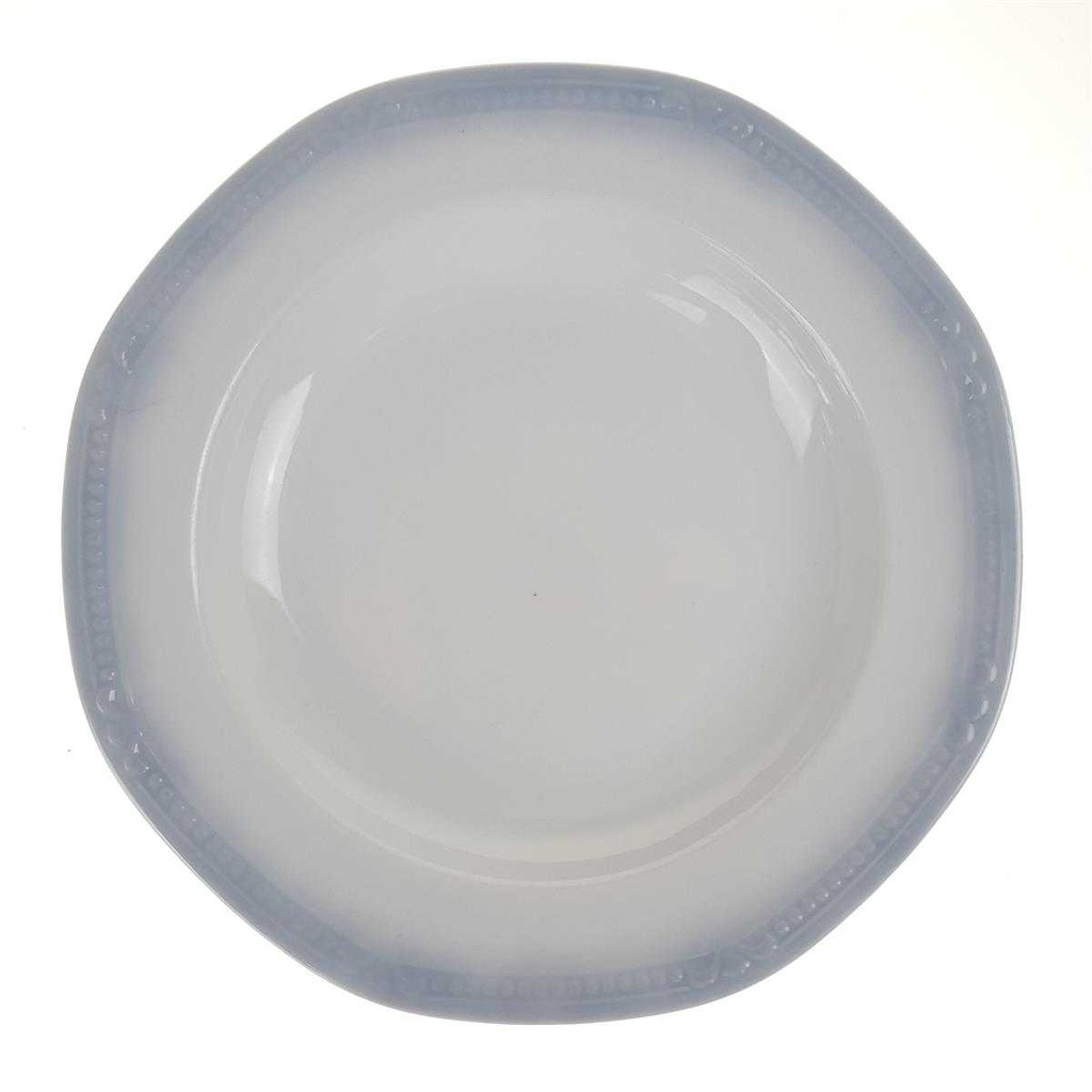 Suppenteller 22,5 cm Mitterteich Form 2040 Sissi Blau gebraucht - gut