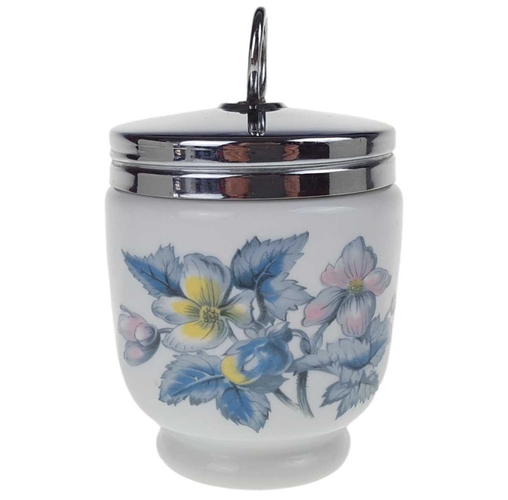 Eierkocher Royal Worcester Blumendekor Blumen gebraucht - akzeptabel