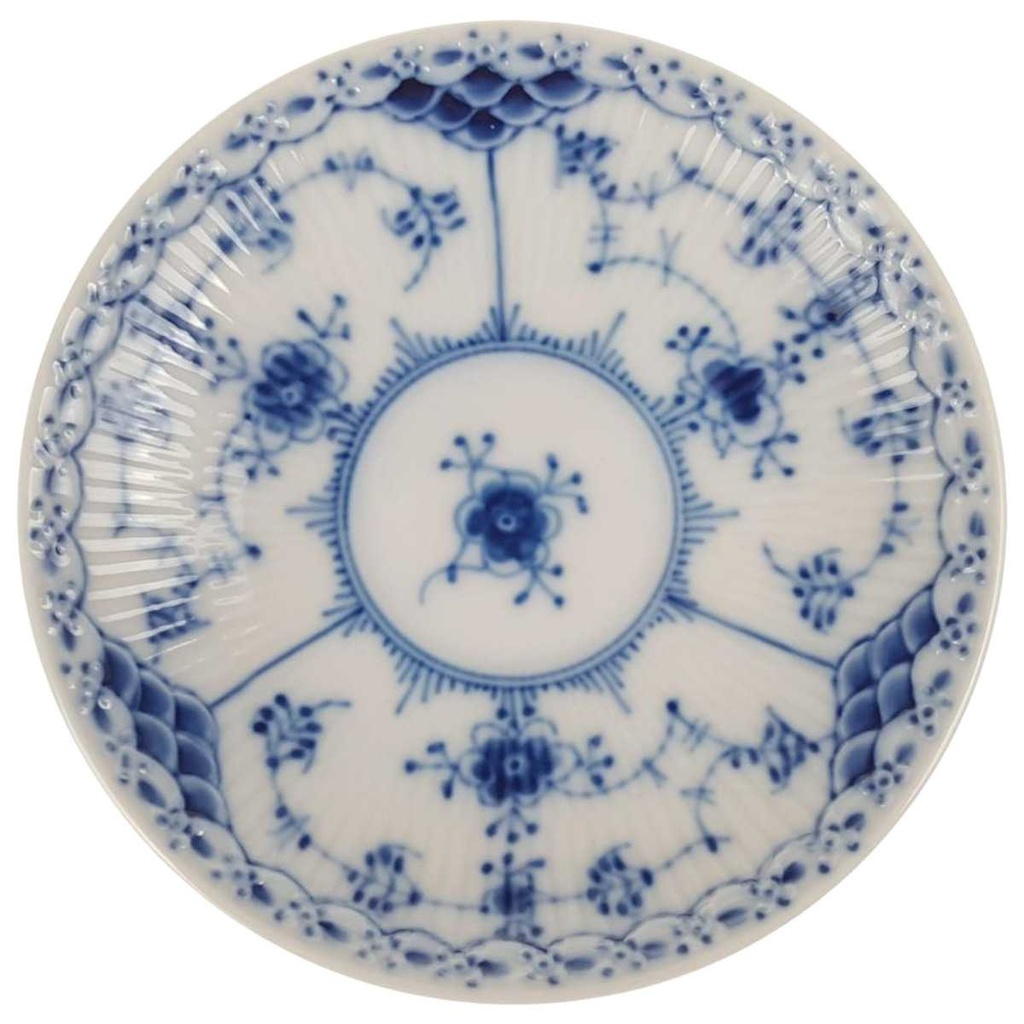 Untertasse für Kaffee 13 cm Royal Copenhagen Musselmalet Halbspitze