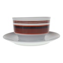 Sauciere 1tlg 0,4 L Retsch Wunsiedel Retro braun orange schwarz gebraucht - gut