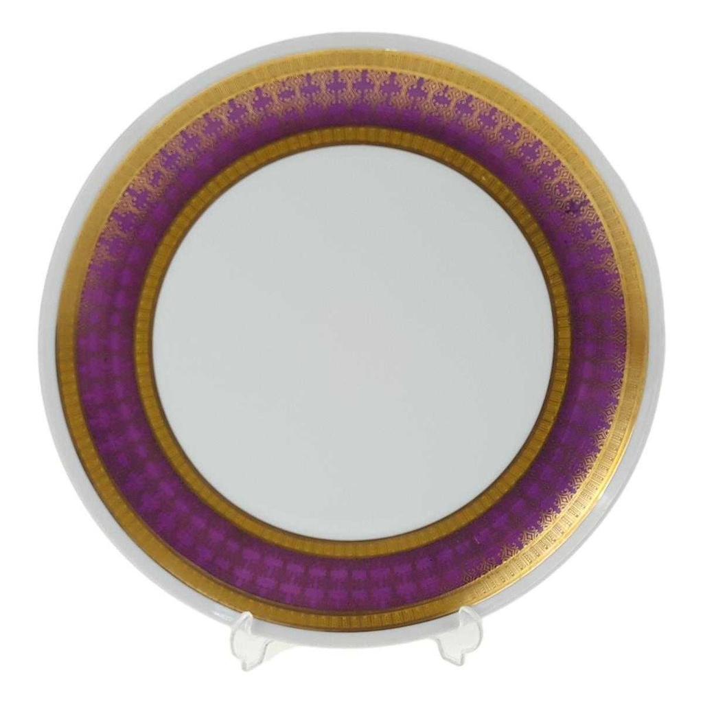 [458168444] Teller Sammelteller groß Golddekor 29,2 cm Winterling Marktleuthen lila gebraucht - gut