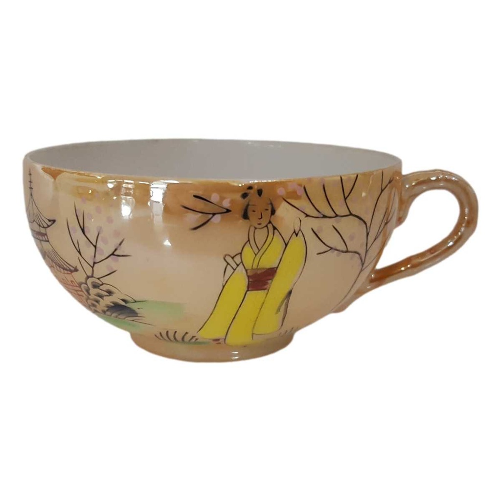[458168494] Teetasse 0,15 L Japan China Geisha Gelb gebraucht - gut