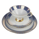 Sammeltasse 3tlg. Kronester Bavaria Golddekor