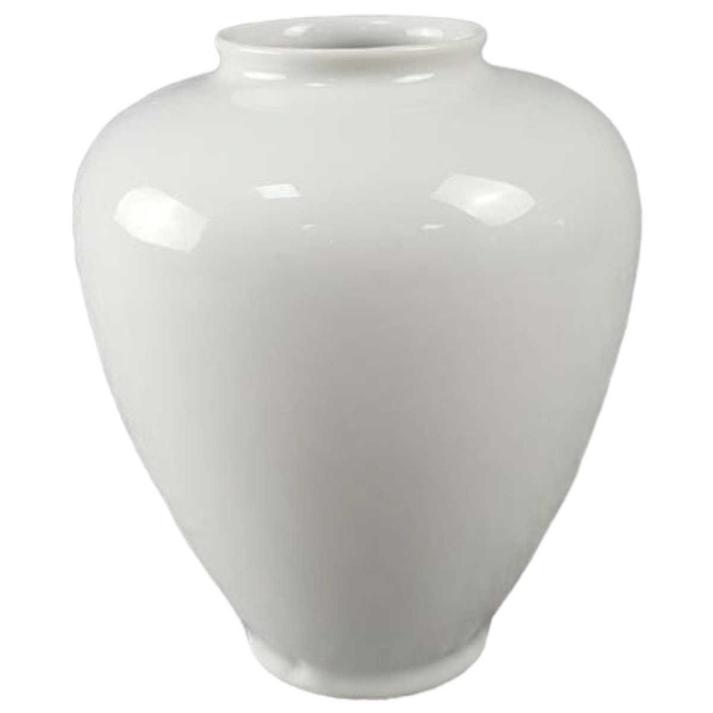 Vase Blumenvase 13 cm Jaeger & Co Weiß Bavaria gebraucht - gut
