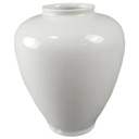 Vase Blumenvase 13 cm Jaeger & Co Weiß Bavaria gebraucht - gut