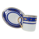 Sammeltasse 2 tlg. Mokkatasse Chaojian Porzellan China