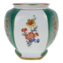 Tischvase Vase 12,5 cm Bareuther Blumendekor Blumen gebraucht - gut