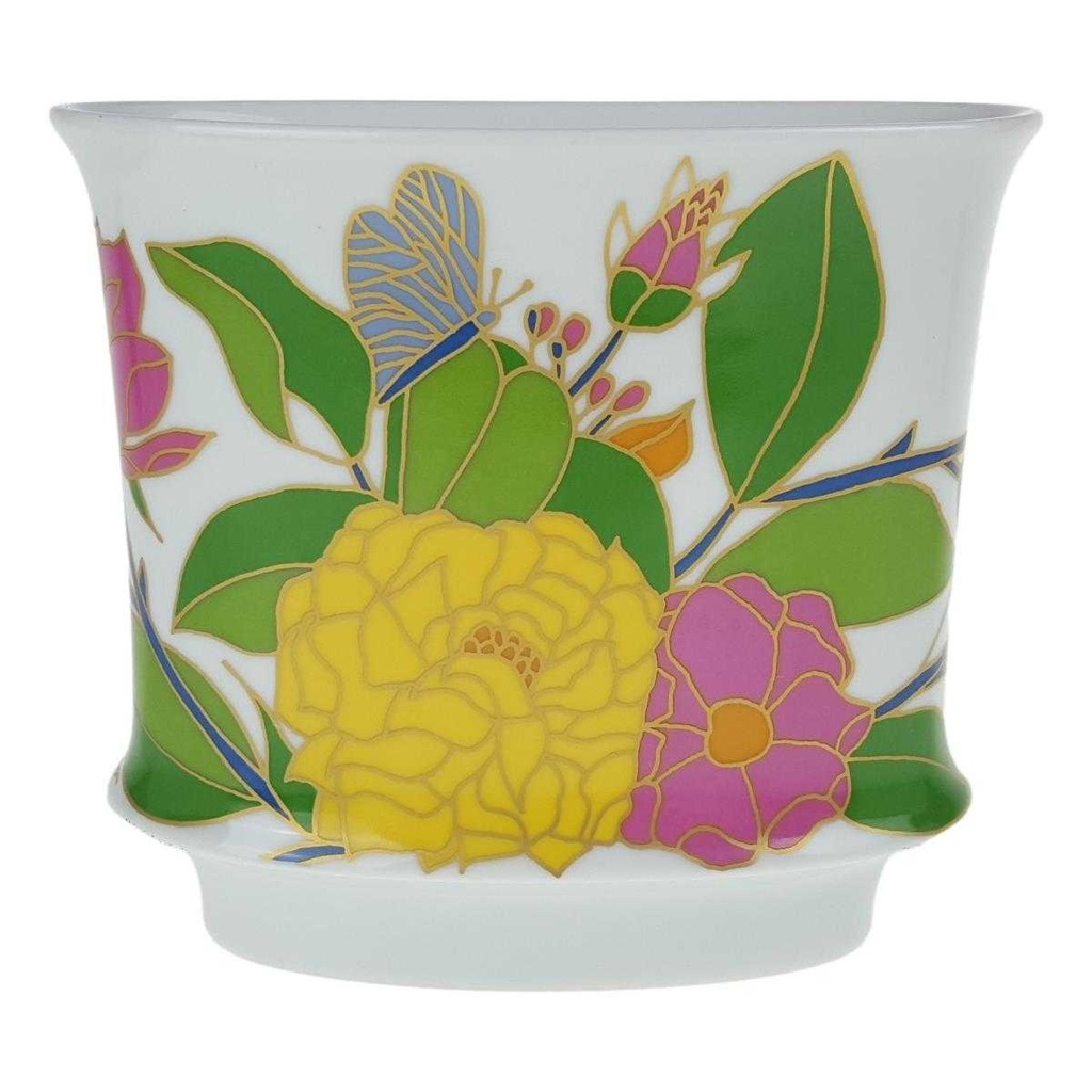 Vase Tischvase Rosenthal Blumendekor