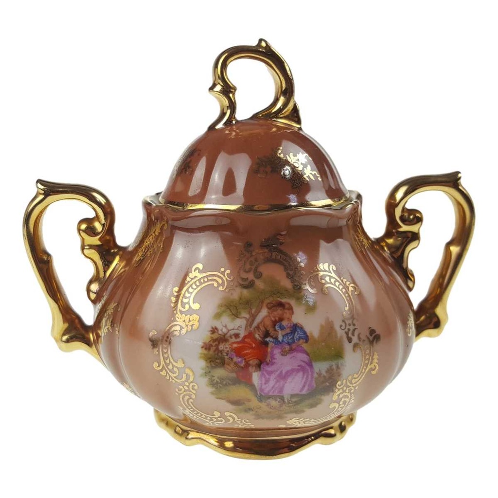 [458168617] Zuckerdose Schlottenhof braun