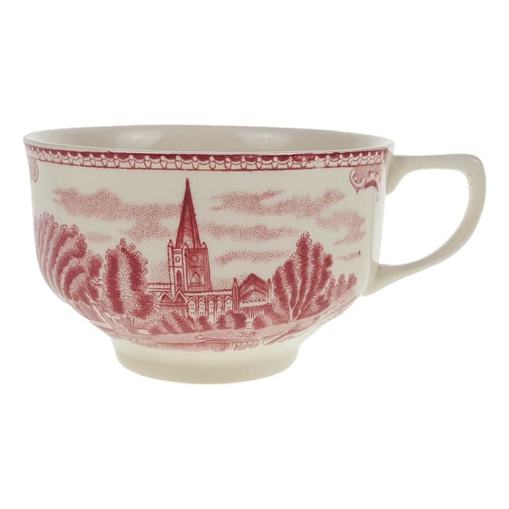 [458168639] Teetasse Tasse Johnson Bros Old Britain Castles Rot gebraucht - sehr gut