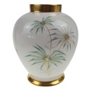 Vase Seltmann Vohenstrauß Goldrand Blumendekor