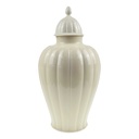 Deckelvase 46 cm Thomas Porzellan Elfenbein Beige gebraucht - sehr gut