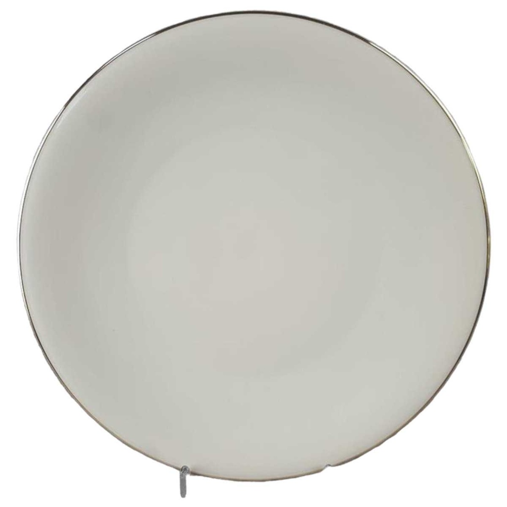 Kuchenteller Dessertteller Goldrand Golddekor 19,7 cm Edelstein Bavaria 18238 Beige gebraucht - gut