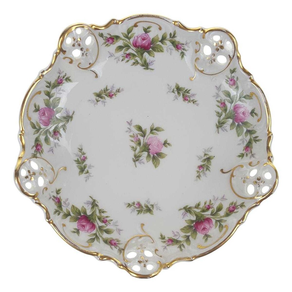 Schale 12,7 cm Rosenthal Moliere Moosrose 2984 gebraucht - gut