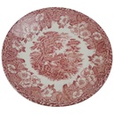 Untertasse 14,2 cm English Ironstone Tableware (EIT) EIT England Heuwagen Rot gebraucht - gut