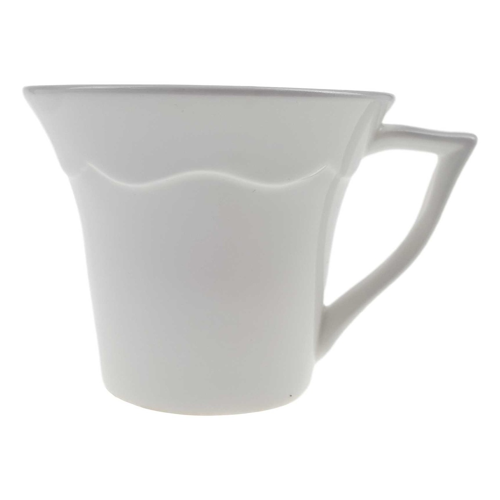 [458168943] Kaffeetasse 0,2 L Prima Tavola Cremeweiß Weiß gebraucht - gut