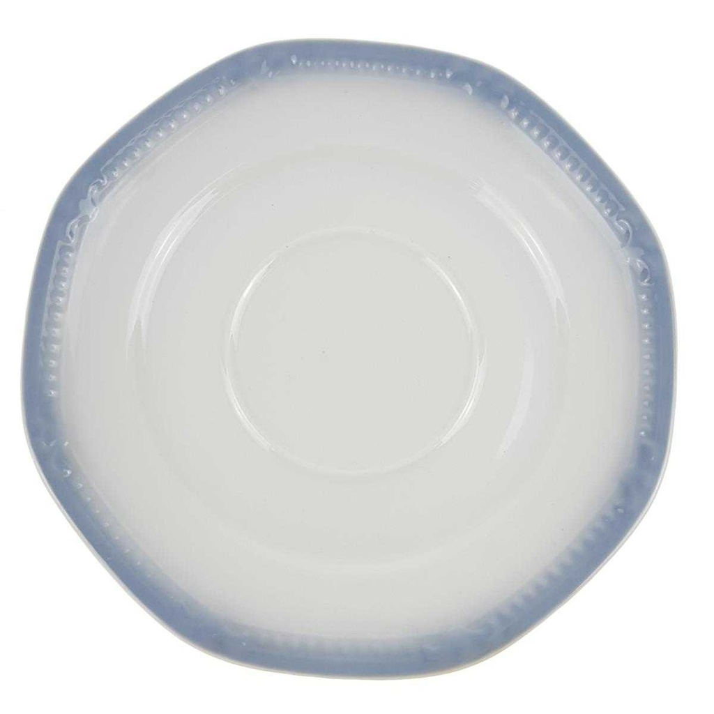 [458168948] Untertasse 17,4 cm Mitterteich Form 2040 Sissi Blau gebraucht - sehr gut