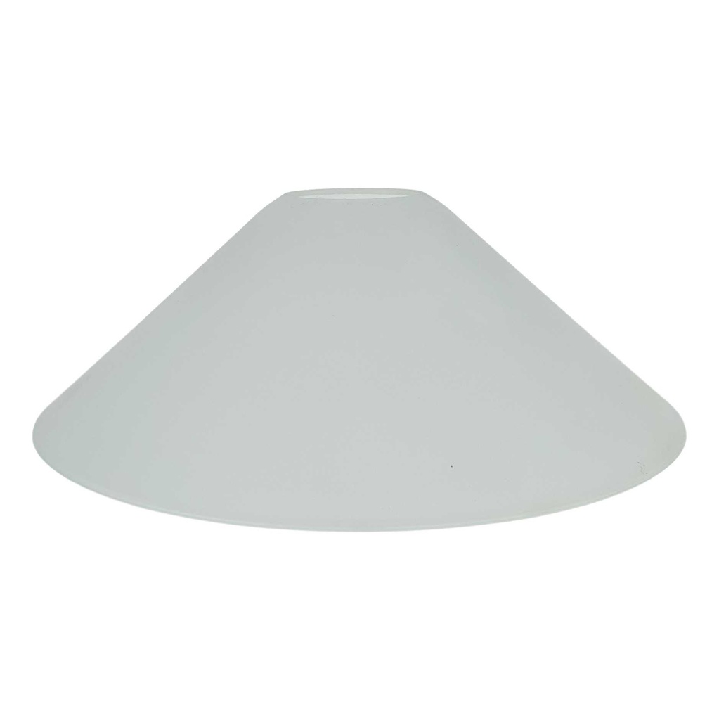 [458168955] Lampenschirm Ersatzglas Ersatzschirm Glasschirm Schusterschirm weiß
