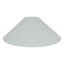 Lampenschirm Ersatzglas Ersatzschirm Glasschirm Schusterschirm weiß