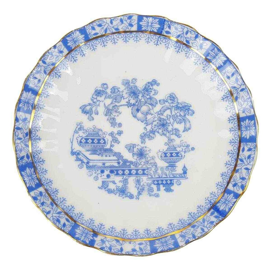 Untertasse für Kaffee 14,3 cm China Blau gebraucht - gut