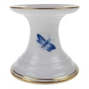 Kerzenhalter klein Meissen Aquatinta Schmetterling Blume I. Wahl gebraucht - sehr gut