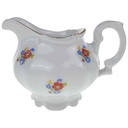 Milchkännchen klein 0,2 L Bavaria Bunte Blumen Golddekor