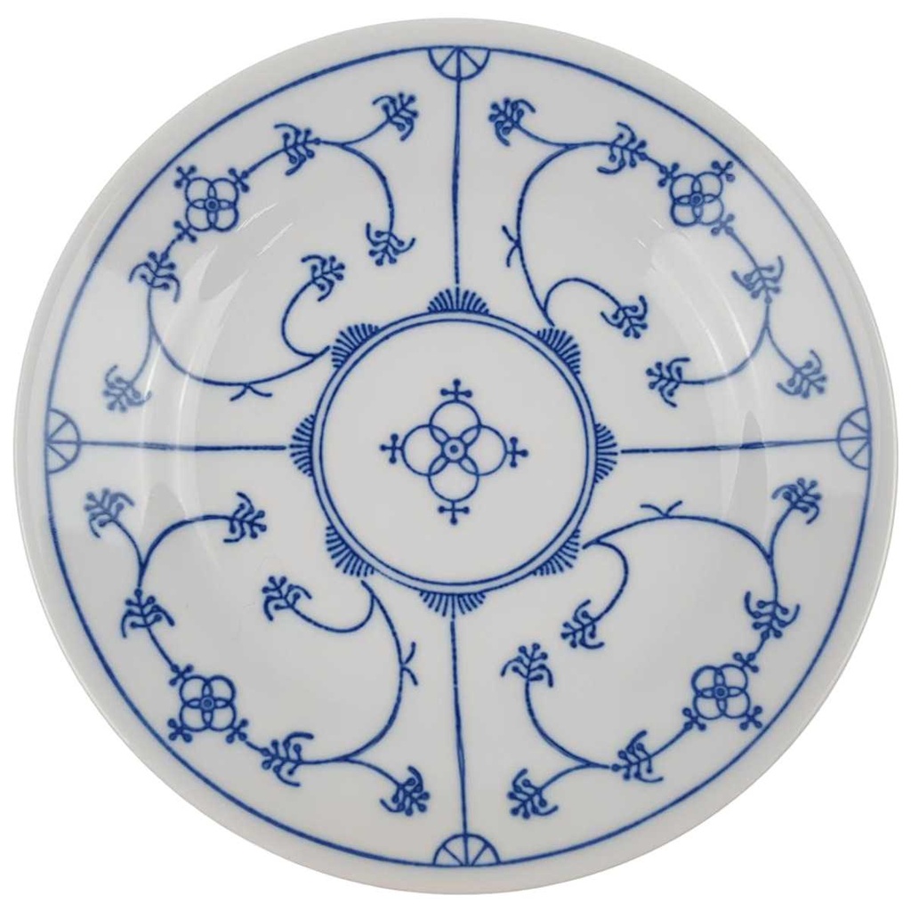 Kuchenteller 19 cm Jaeger & Co Indisch Blau Strohblume gebraucht - gut