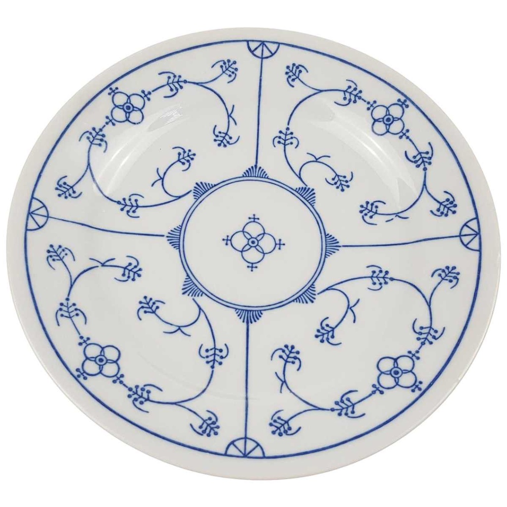 [458169031] Brotteller 17,5 cm Jaeger & Co Indisch Blau Strohblume gebraucht - gut