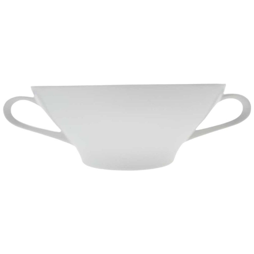 [458169063] Suppentasse D 12,8 cm Schumann/Arzberg weiß gebraucht-sehr gut