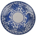 Untertasse 14 cm Noritake Japan Howo blau