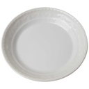 Butterplättchen 9,2 cm KPM Berlin Kurland Relief weiß I. Wahl gebraucht - sehr gut