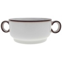 Suppentasse Suppenbecher Thomas Porzellan Scandic Shadow braun gebraucht - gut