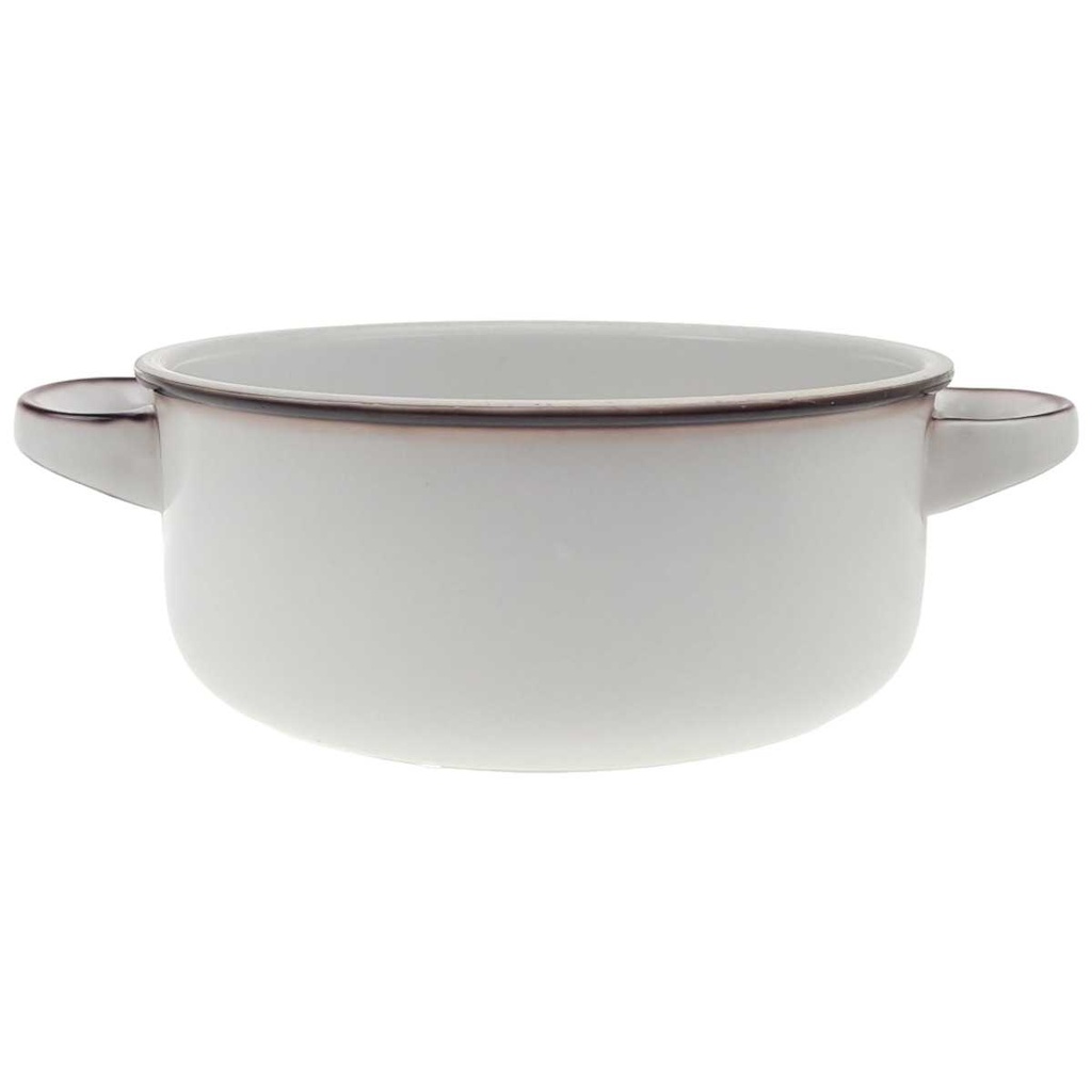 [458169154] Suppenterrine ohne Deckel 1,5 L 19,2 cm Thomas Porzellan Scandic Shadow braun gebraucht - gut