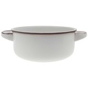 Suppenterrine ohne Deckel 1,5 L 19,2 cm Thomas Porzellan Scandic Shadow braun gebraucht - gut