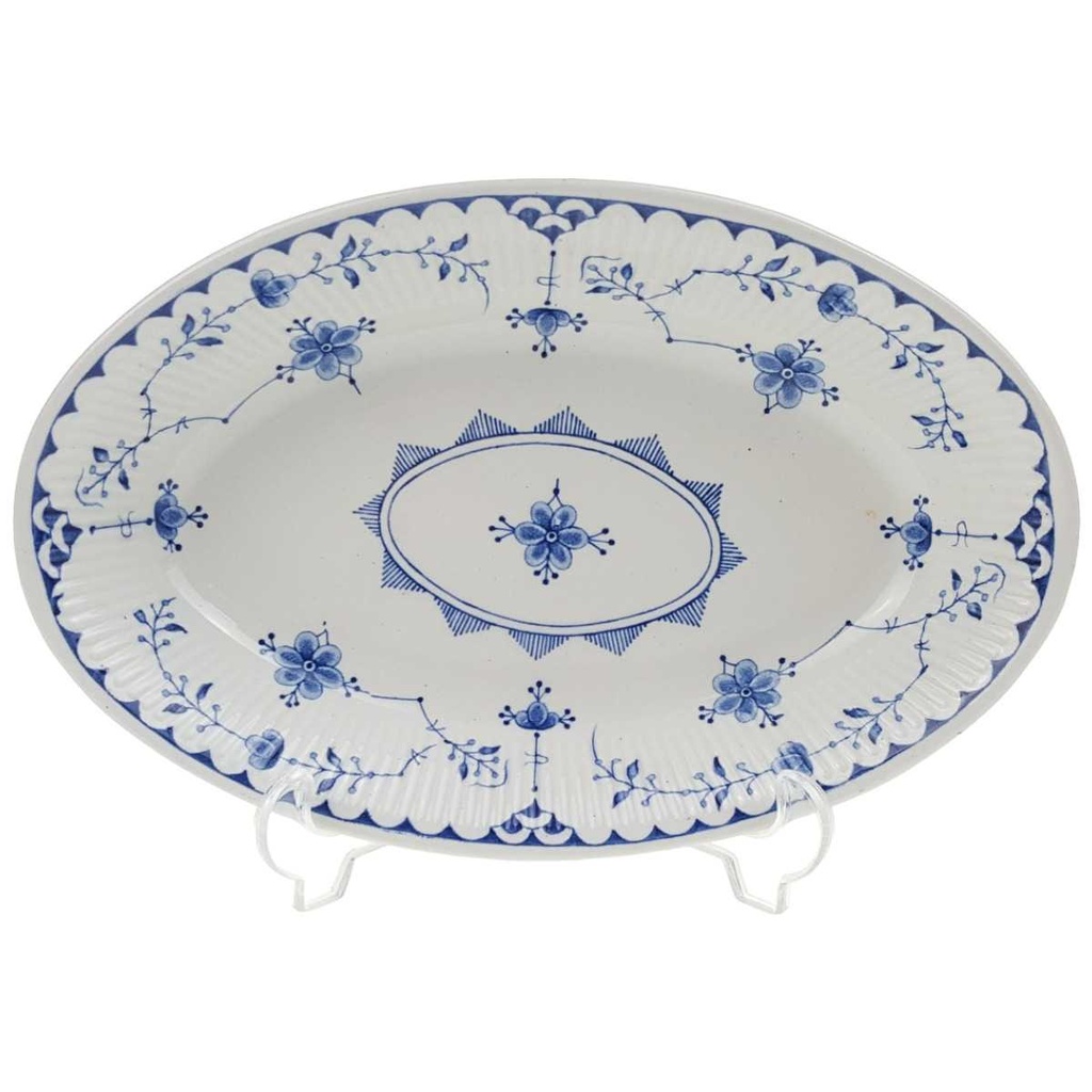 [458169166] Schale Furnivals Denmark blau Blaue Blumen gebraucht - gut