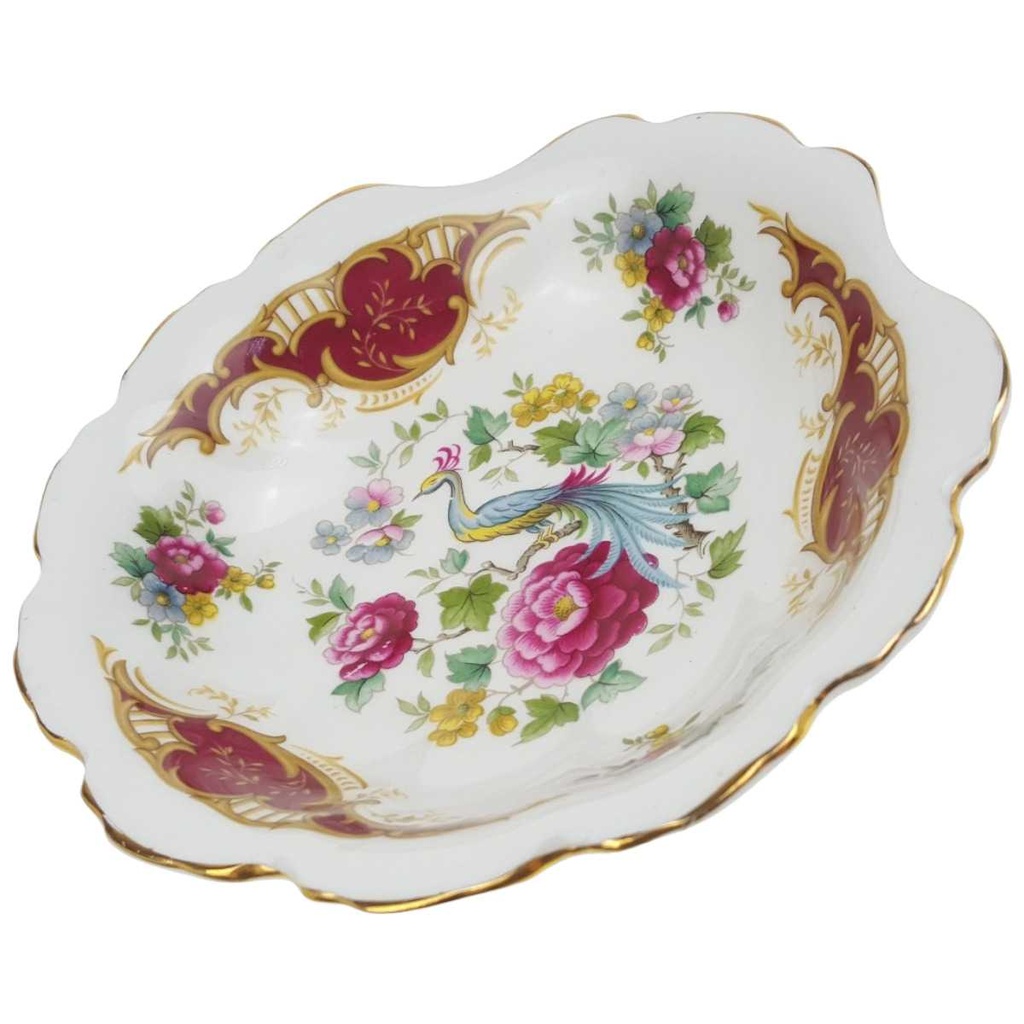 [458169171] Schale Goldrand 13,2 cm Royal Albert Chatelaine Blumendekor Blumen gebraucht - gut