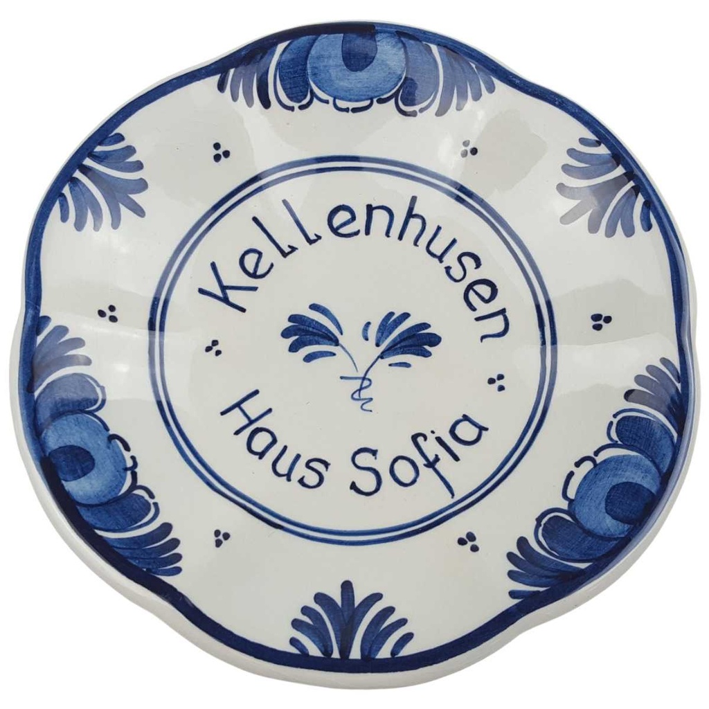 Wandteller klein handgemalt Gilde Delfts Blau gebraucht - gut