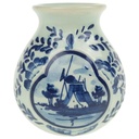 Tischvase klein 7 cm Delfts Windmühle gebraucht - gut