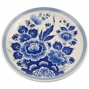 Wandteller klein Delfts Blaue Blumen gebraucht - gut