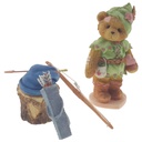 Figur Cherished Teddies Robin mit Zubehör Set 5tlg. 1995 neu