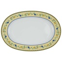 Servierplatte 31,8x22 cm Tirschenreuth Lemon Olive 2000 Edition gebraucht - gut