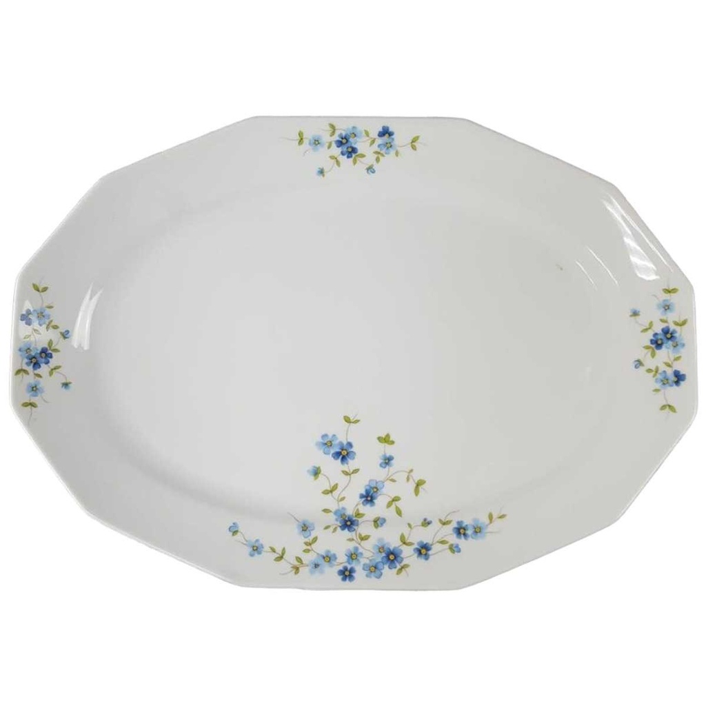 [45816951] Fleischplatte 36x25,5 cm Winterling Schwarzenbach Vergissmeinnicht gebraucht - gut