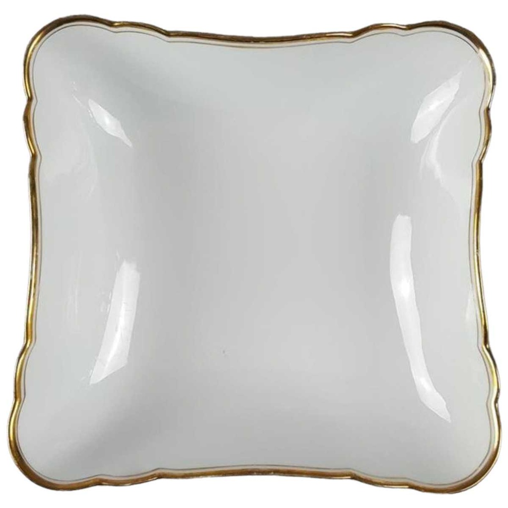 [45816959] Servierschüssel Goldrand 27 cm Schirnding Bavaria gebraucht - gut