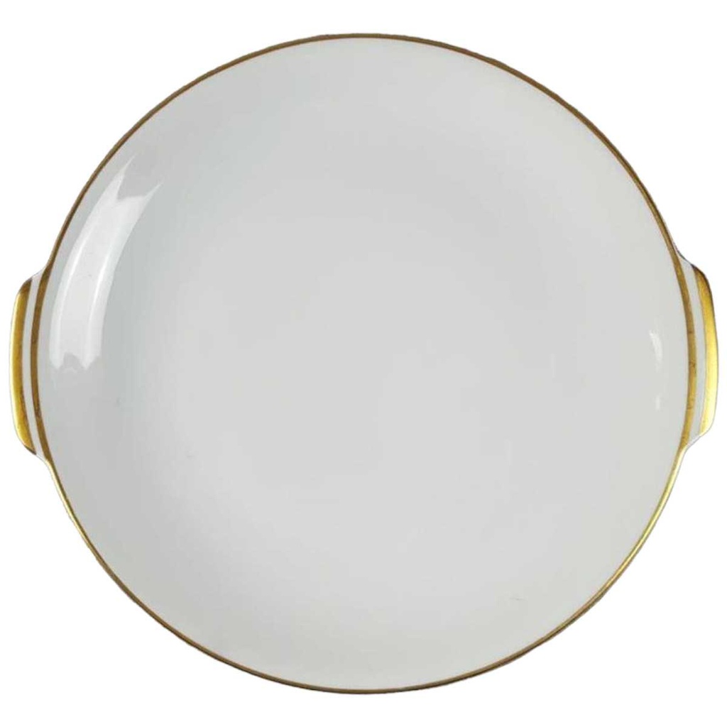 [45816963] Kuchenplatte Goldrand KPM Krister 0201 Weiß gebraucht - gut