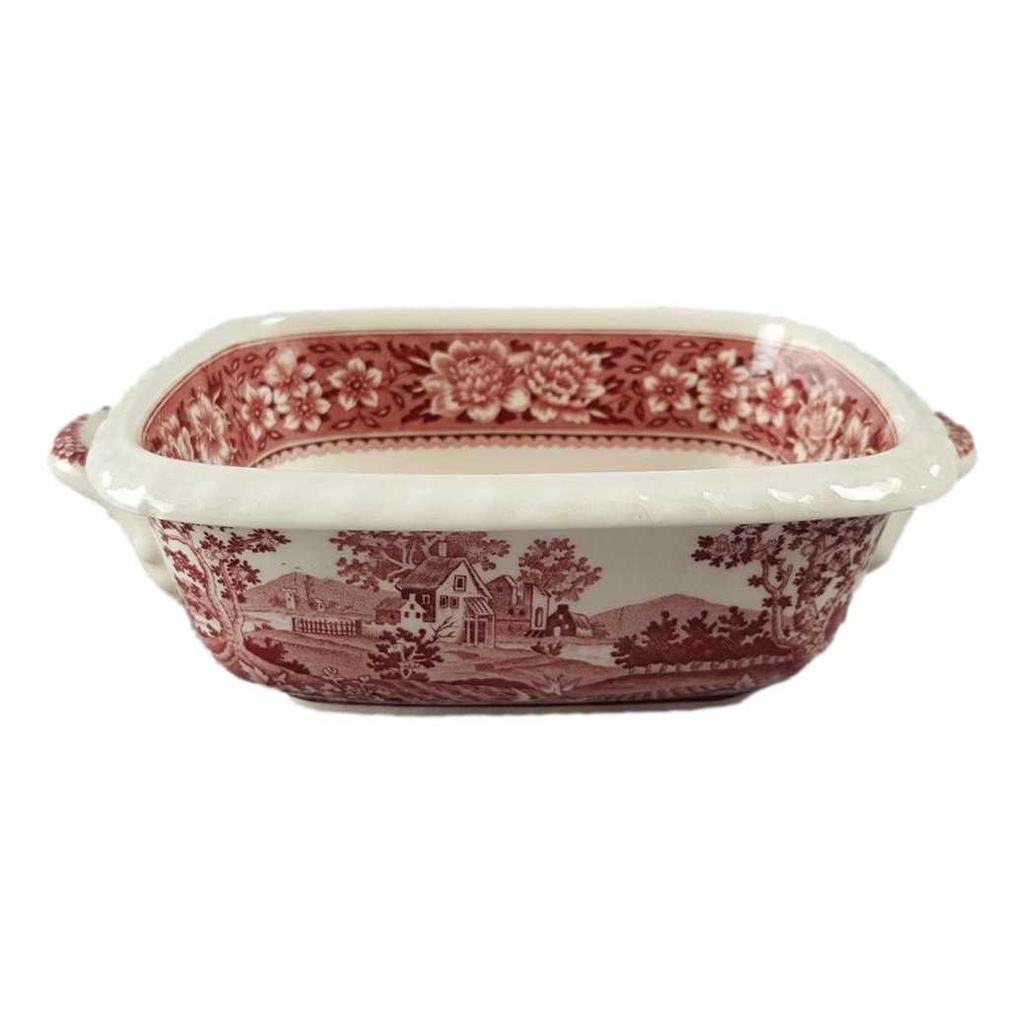 Butterschale Villeroy & Boch Rusticana Rot gebraucht - akzeptabel