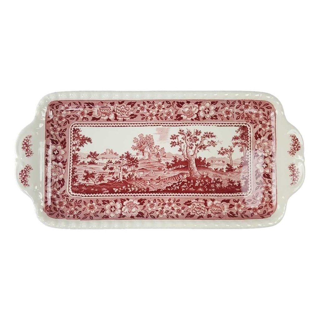 [45816978] Königskuchenplatte Villeroy & Boch Rusticana Rot gebraucht - sehr gut