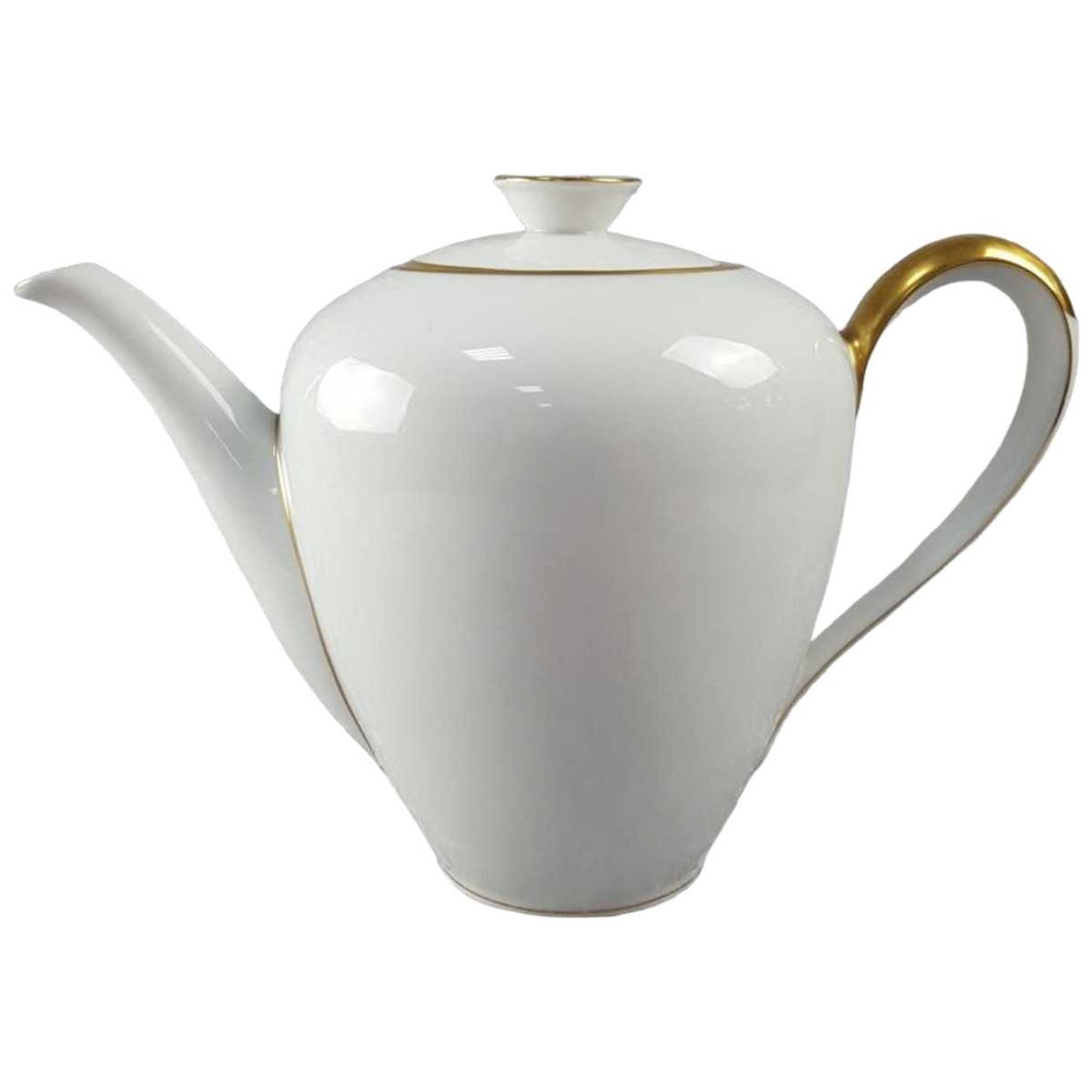 [45816980] Kaffeekanne Goldrand 1,7 L KPM Krister 0201 Weiß gebraucht - gut