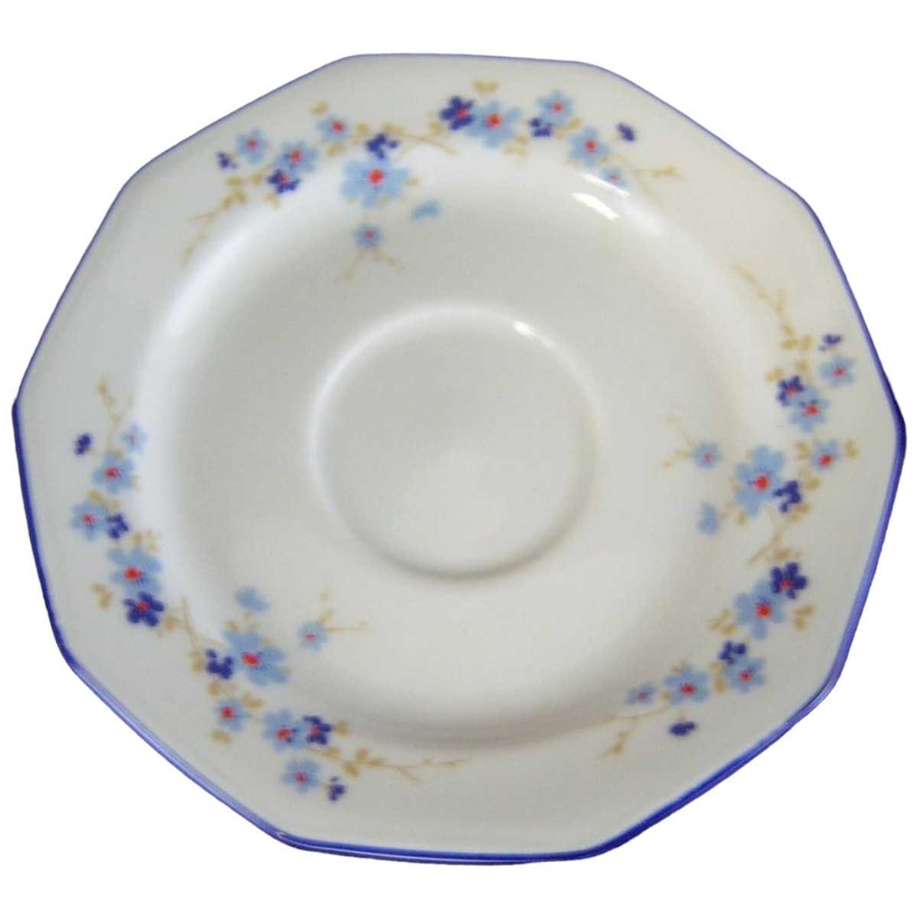 [4581700] Untertasse für Kaffee 13,5 cm Winterling Marktleuthen Blumendekor Blau Blumen gebraucht - gut